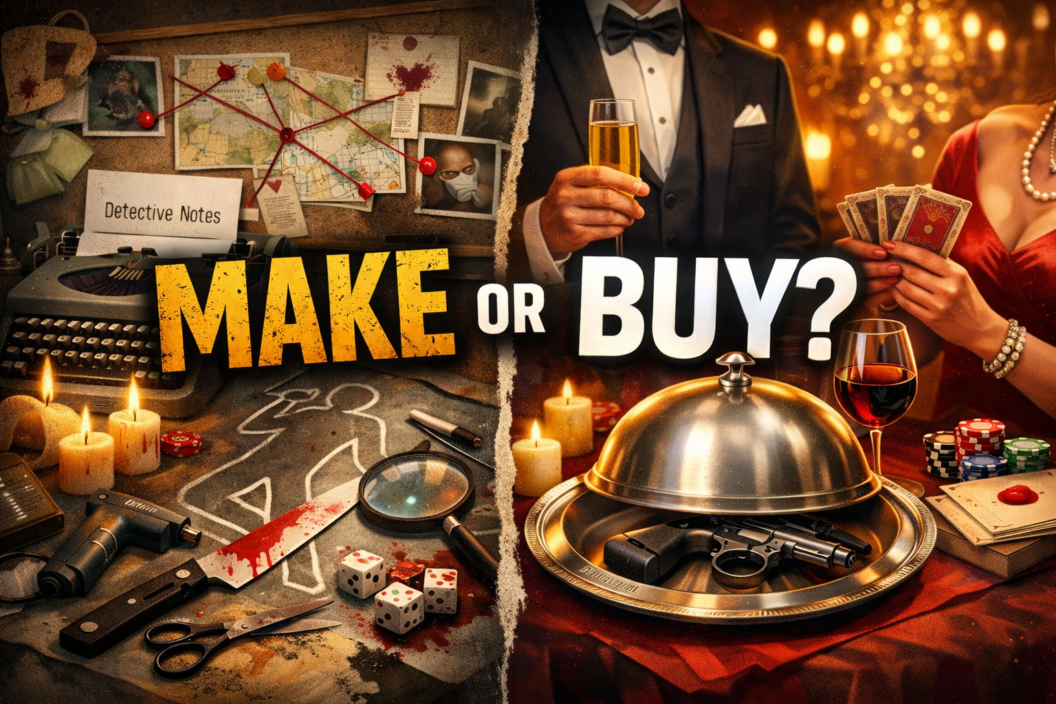 DIY vs. Buying: Which Murder Mystery Dinner Is Right for You?